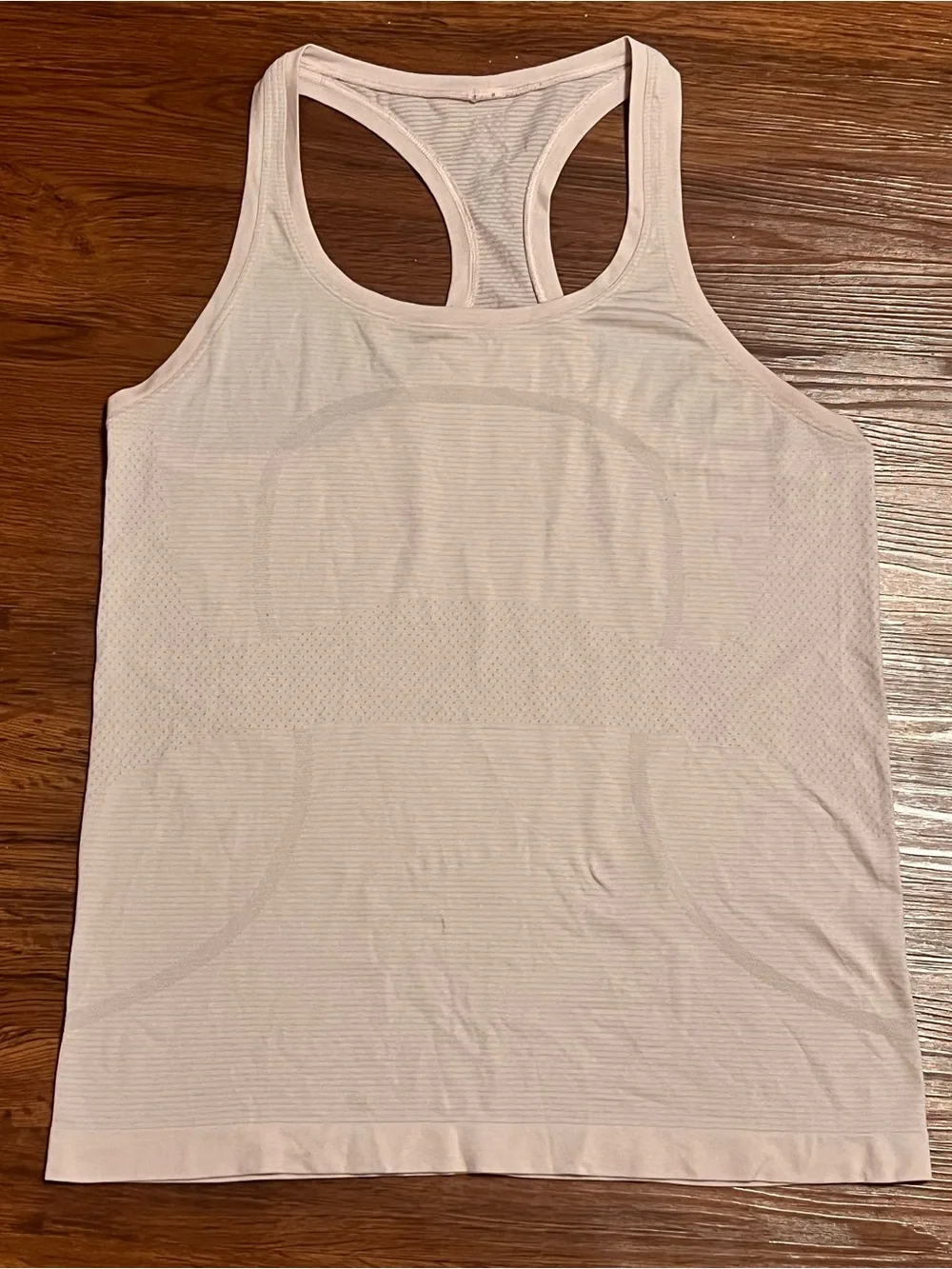 lululemon athletica White Scoop Neck Tank size 10